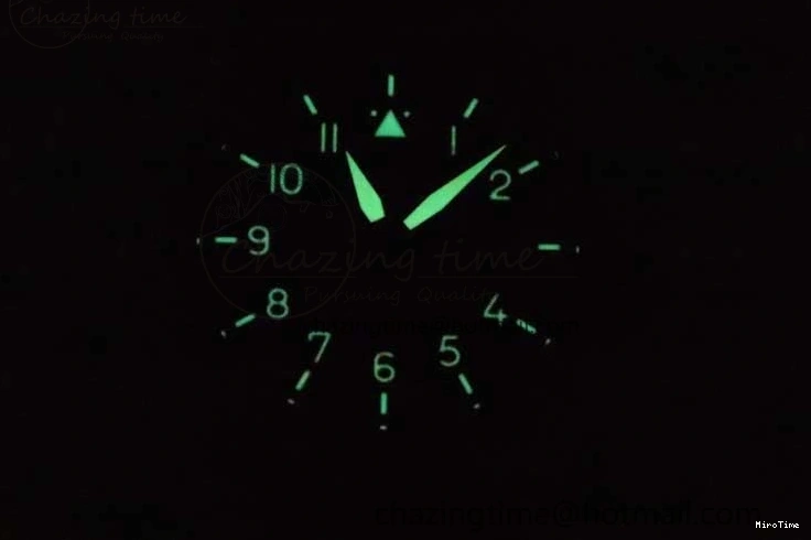 MIROTIME 0312 Mark XVIII IW327006 Titanium M+F 1:1 Best Edition Black Dial on Brown Leather Strap A Efficient 7052